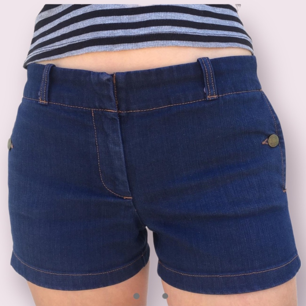 J Crew Dark Denim Shorts